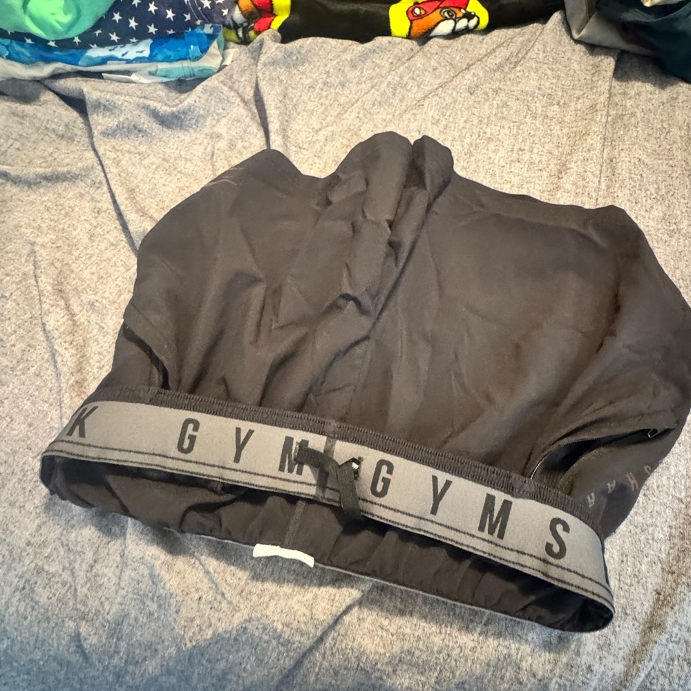 Black Gymshark shorts 5 inch shorts